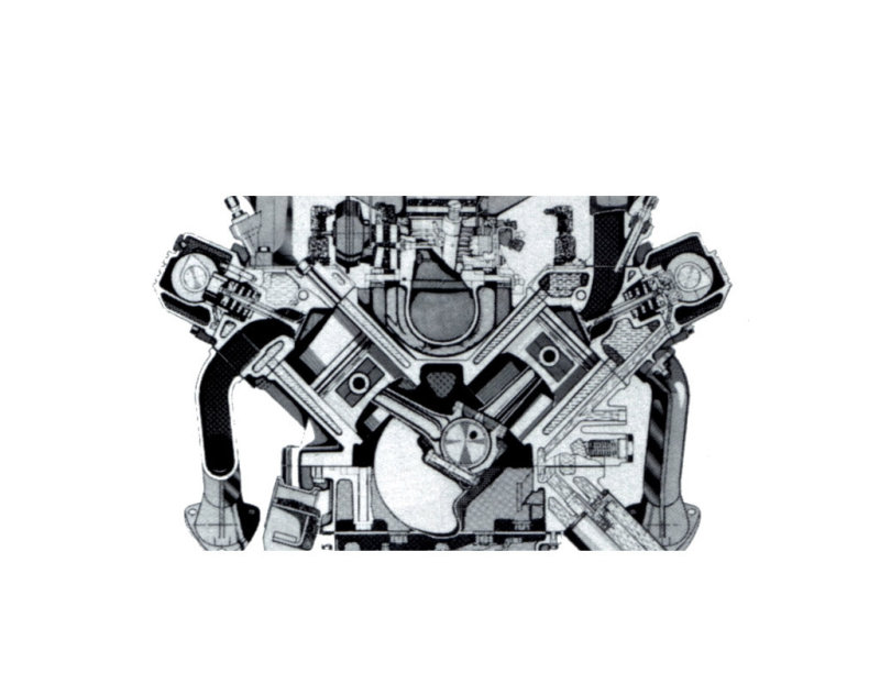 Неувядающий 7,7-литровый 16-клапанник ЗиЛ оснастили впрыском бензина во впускные каналы (здесь «восьмерка» Porsche 928 той же самой конфигурации).