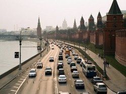 Скорость движения транспорта в центре Москвы растёт