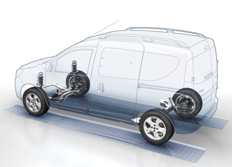 По ходовой Dokker ничем не отличается от «логана» и Lodgy
