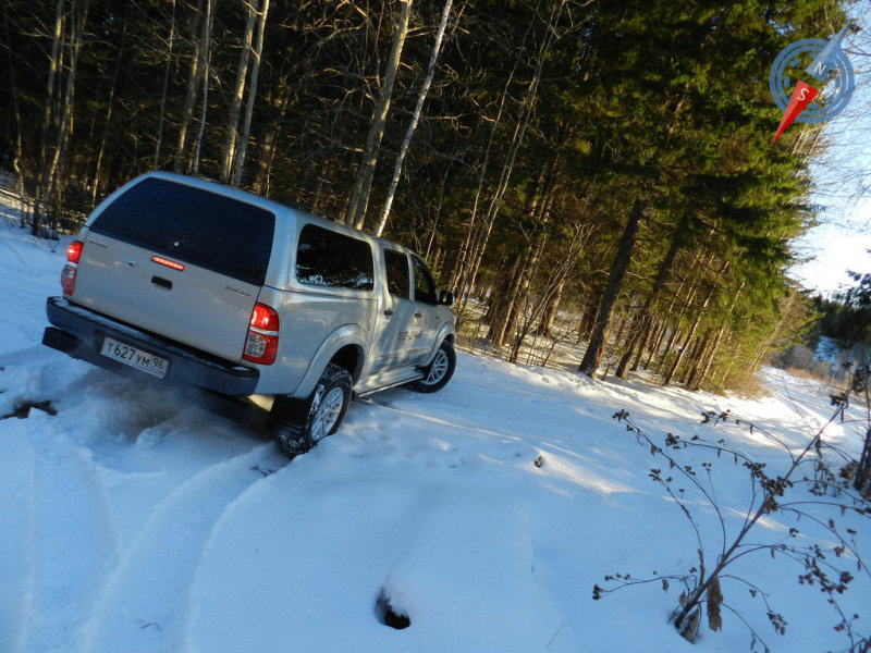 … легко развернуться даже на узкой лесной дорожке