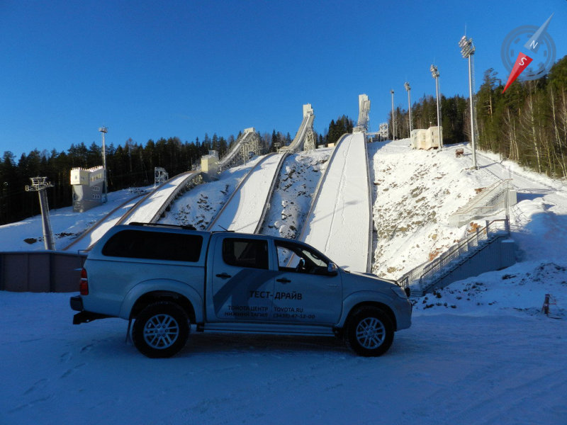 Перед героическим восхождением на гору
