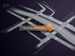 Шестиполосная эстакада на Рублевском шоссе откроется через месяц