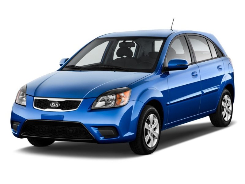 Kia Rio Hatchback 2009-2012. В отличие от конкурентов, экстерьер Rio до сих пор не сильно устарел