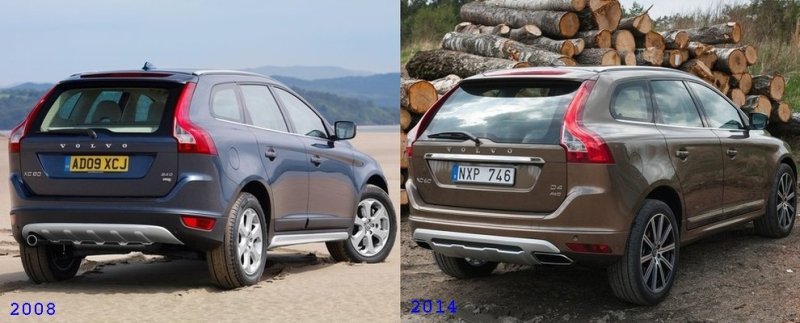 Volvo XC60 2008 и Volvo XC60 2014
