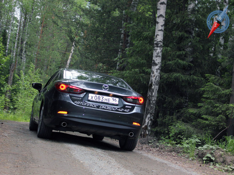 Как оказалось, на Mazda6 приятно колесить не только по городским улицам