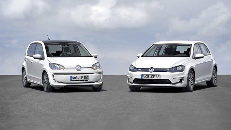 Volkswagen e-Golf и Volkswagen e-up