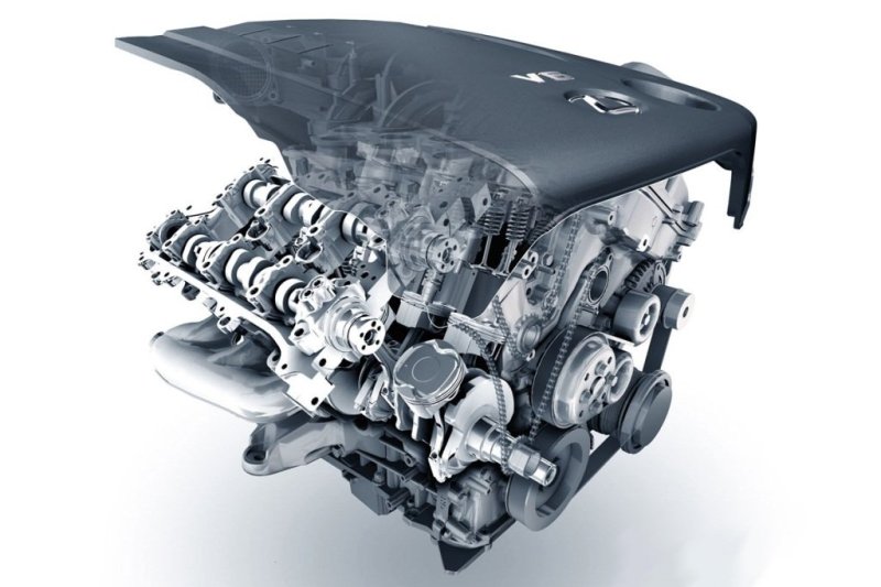 Под капотом V-образная «шестерка» - 2,5-литровая или же рабочим объемом 3456 «кубиков»