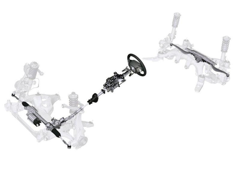 За доплату предлагается рулевой механизм Integral Active Steering с управляемыми задними колесами
