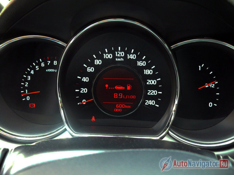 В летний период расход топлива не поднимался больше 9 л/100 км