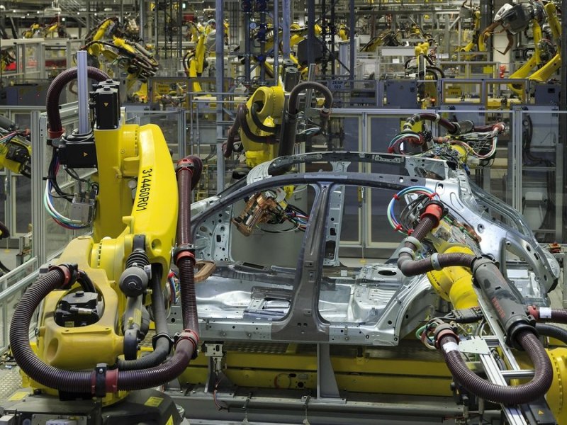 Почти весь производственный процесс на предприятии в Лейпциге автоматизирован