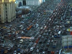 Скорость движения транспорта внутри Садового Кольца в Москве увеличилась