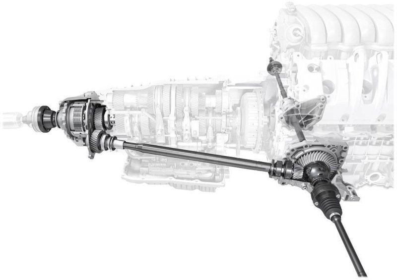 Многодисковая муфта полноприводной трансмиссии подключает не задние колеса, а передние