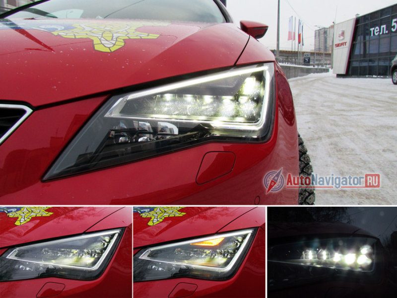 В действительности же «лицо» машины смотрится симпатично, особенно в сочетании с опциональной, полностью светодиодной оптикой (47 600 рублей или 40 350 – в зависимости от комплектации). Субъективно, такие фары дают больший выигрыш в дизайне, нежели в качестве освещения, хотя факт возможного дооснащения ими безоговорочно радует