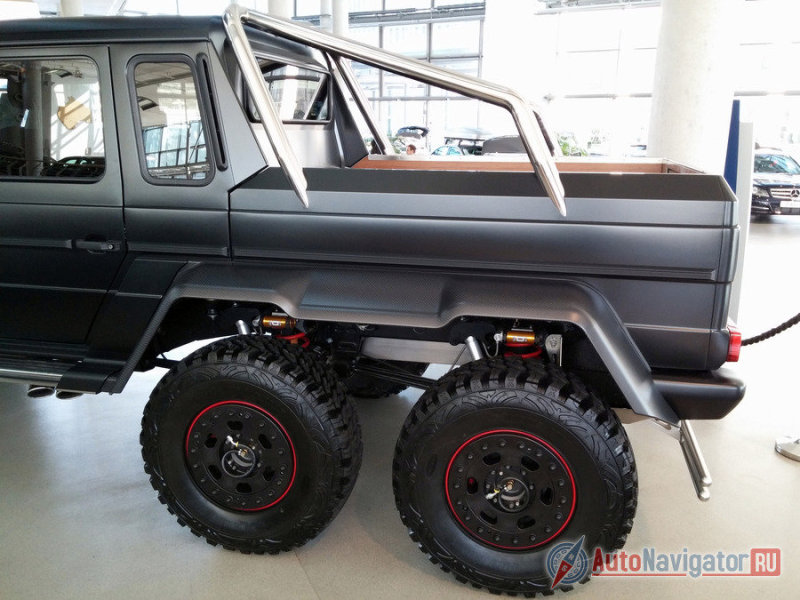 Ходовая часть внедорожника основывается преимущественно на серийном исполнении