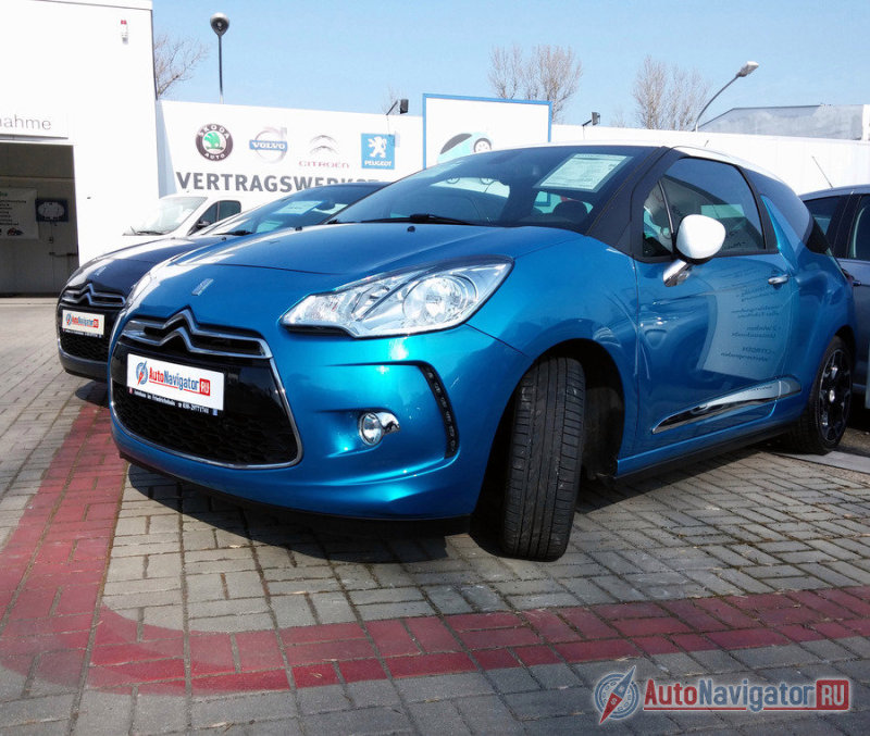 Citroen DS3 – 3-дверный хэтчбек с габаритами 3950х1710х1460 мм