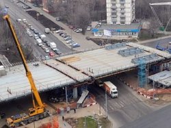 Движение по новой эстакаде на Можайском шоссе в Москве будет запущено в сентябре
