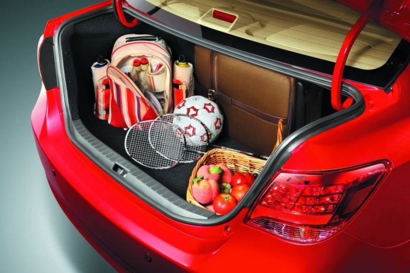 Объем багажника равен 430 литрам