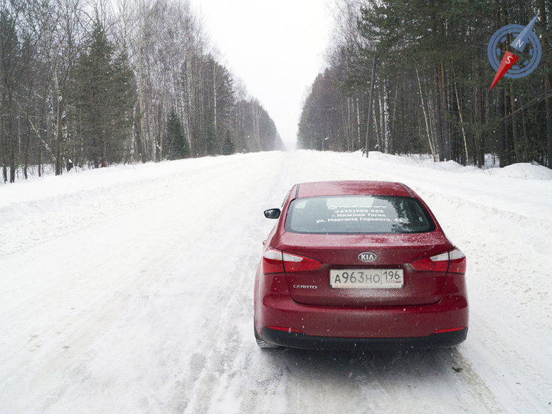 Загородные дороги для Cerato как родные. Лишь бы рельеф был не сильно испорчен