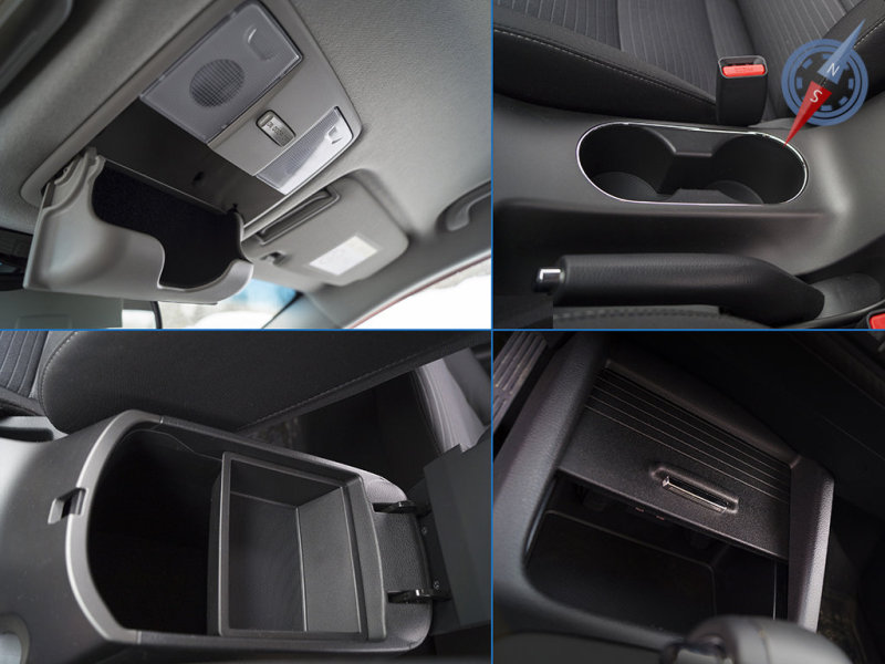 В недостатке практичных мелочей Cerato обвинить трудно. К тому же оформлено все довольно красиво