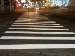 В столице обновили дорожную разметку
