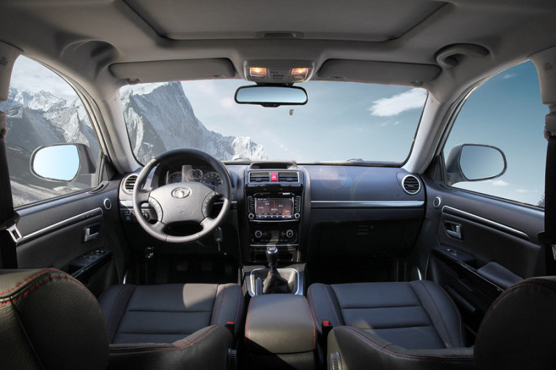 Интерьер Great Wall Hover H3 приобрел совершенно новую конфигурацию центральной консоли