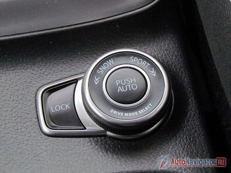 Машина нового поколения в исполнении AWD оснащена системой AllGrip. Водитель выражает свои пожелания шайбой системы AllGrip AWD на центральном тоннеле