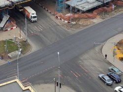 Скоро будет открыто движение по новым эстакадам на пересечении Можайки и МКАД