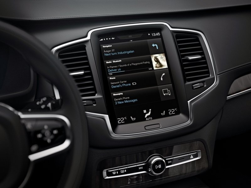 Интерьер Volvo XC90 II - официальное фото