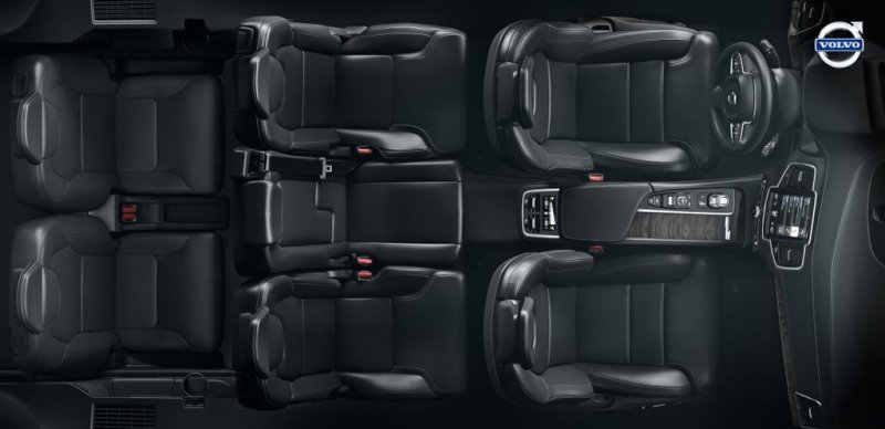 Интерьер Volvo XC90 II - официальное фото