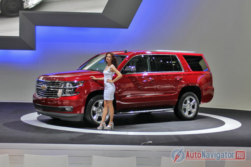 В этом году в Москве было немало истинно американских Chevrolet. В рамках ММАС 2014 случился российский дебют нового Tahoe