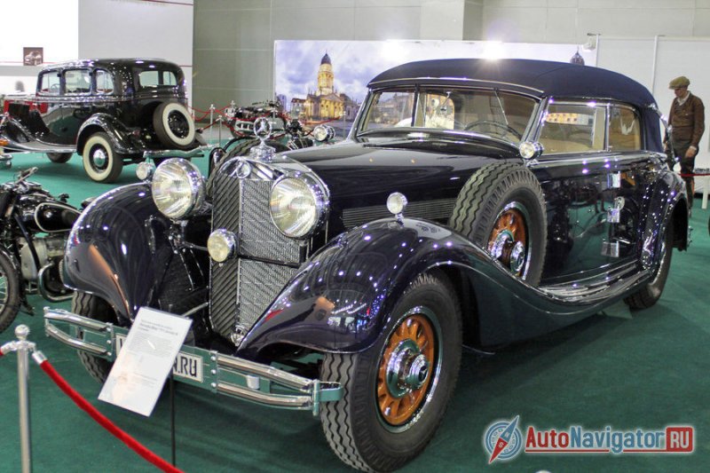 Из поразительных гражданских ретро-автомобилей – Mercedes-Benz 770 Cabriolet B