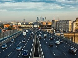 Скорость движения на территории платной зоны ТТК в Москве увеличилась на 5%