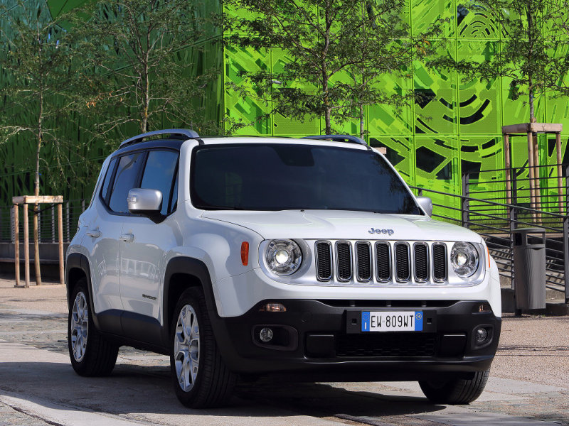 Jeep Renegade получил весьма стильный экстерьер