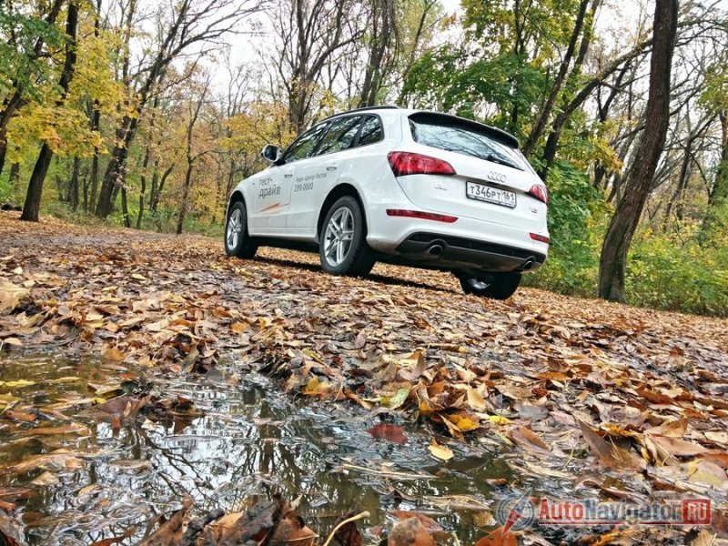 Q5 привлекает сбалансированностью, большим количеством разных комплектаций, комфортабельным эргономичным салоном и отличным поведением на дорогах с разным покрытием