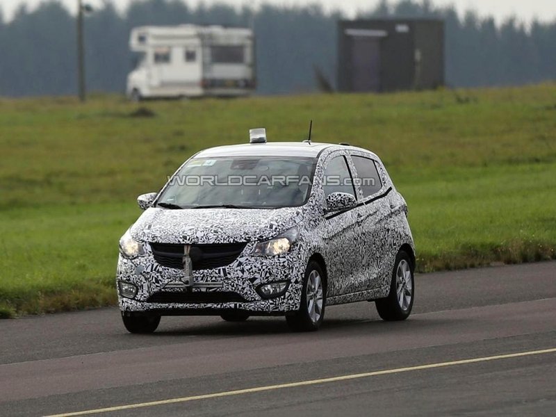 Хэтч Opel Karl замечен на тестах