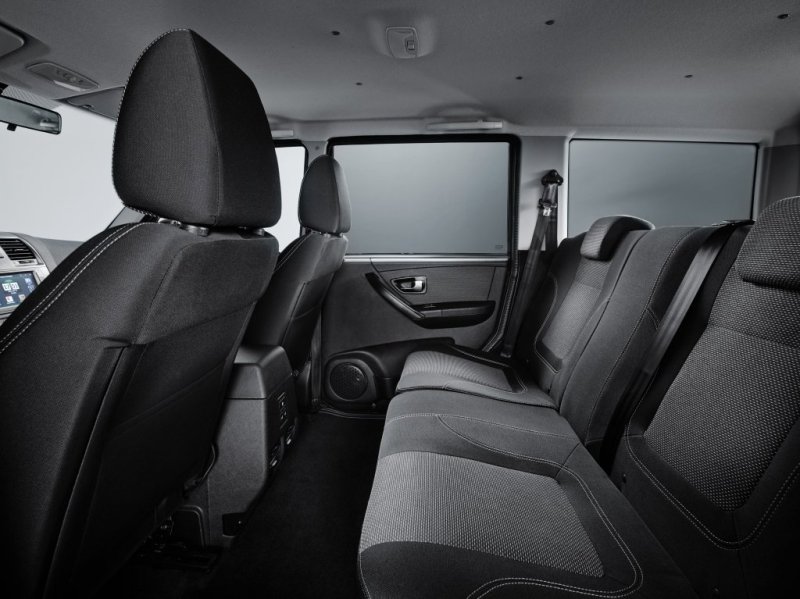 Сзади пространства для ног стало больше