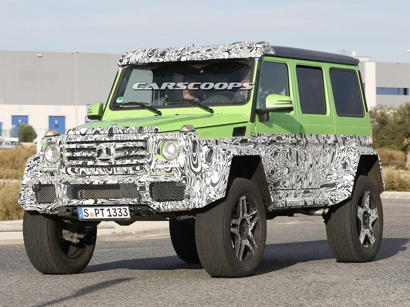 Модифицированный Mercedes-Benz G63 AMG проходит испытания