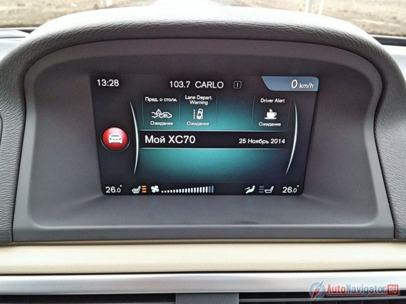 Интерфейс системы управления автомобилем прост и понятен