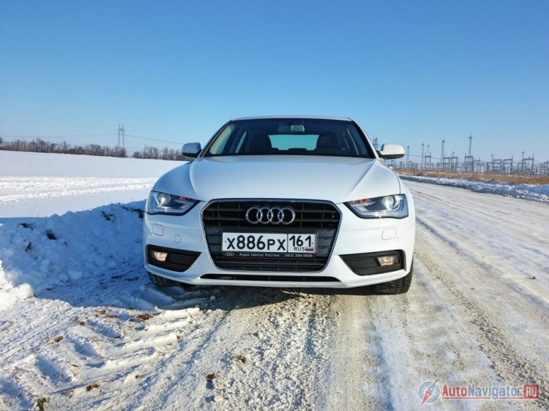 Несмотря на легковой характер, российская версия Audi A4 имеет почти кроссоверный дорожный просвет – 160 мм