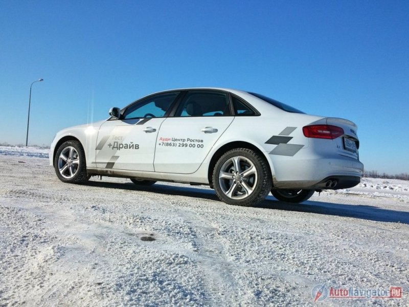 О динамике Audi A4 говорят цифры: разгон от 0 до 100 км/ч занимает 8.3 с