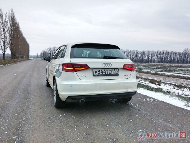 От езды за рулем A3 Sportback получаешь удовольствие