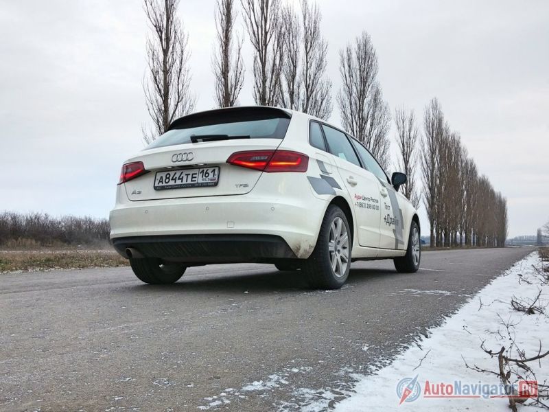 Шасси Audi A3 Sportback отлично сбалансировано
