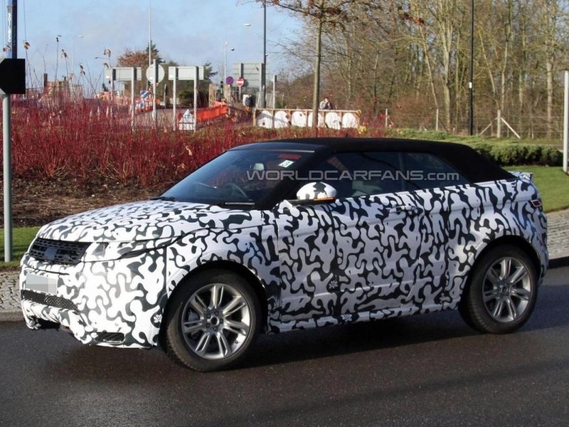 Испытания Land Rover Range Rover Evoque Convertible завершаются