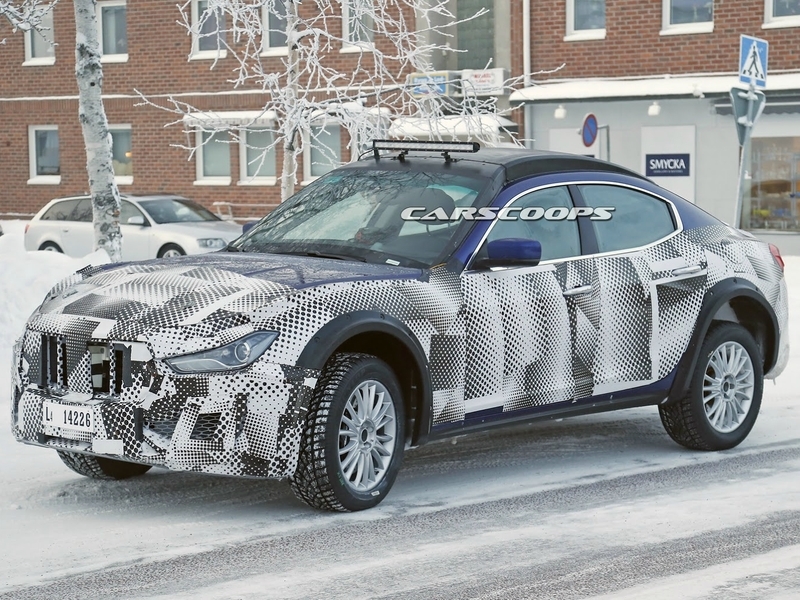 Maserati Levante проходит испытания