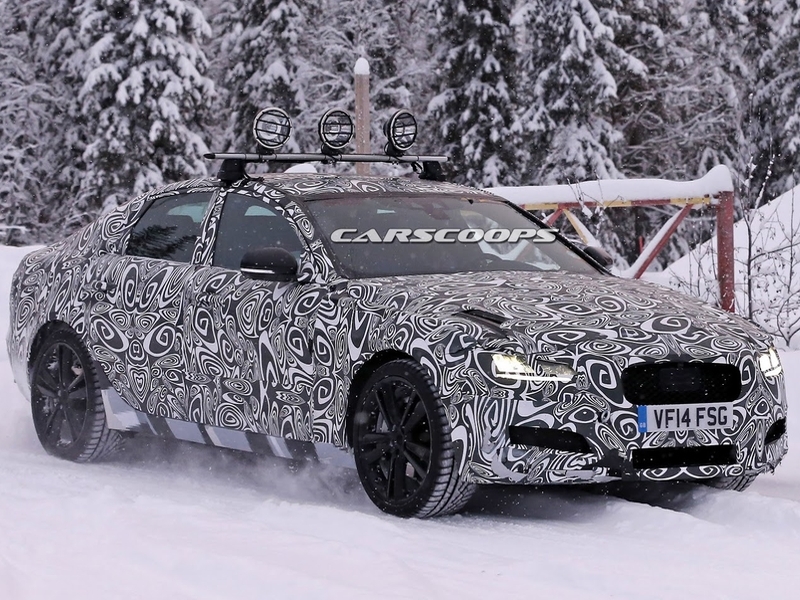 Jaguar XF New тестируется в Швеции