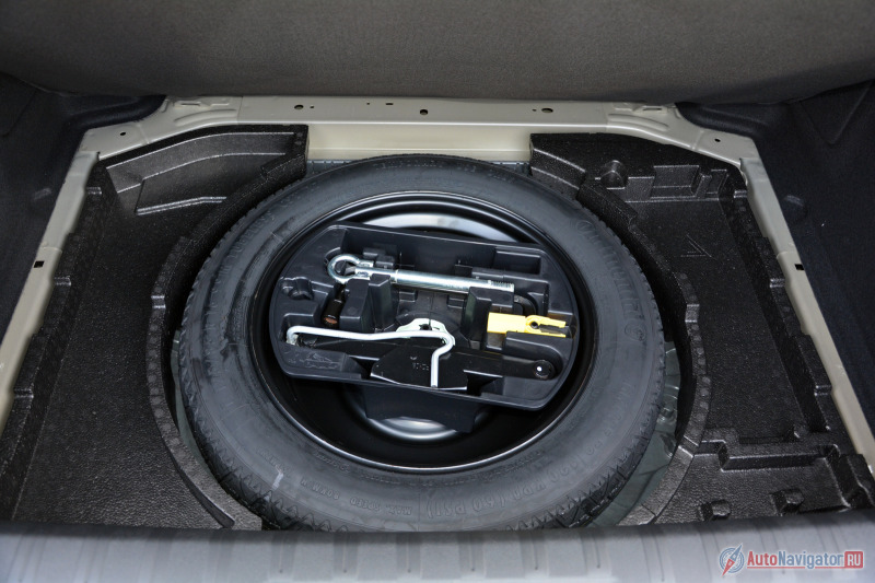 Полноразмерное запасное колесо – за доплату в 5000 рублей