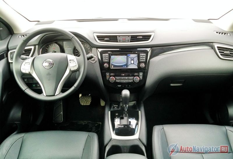 Интерьер Nissan Qashqai II — точная копия салона Nissan X-Trail III