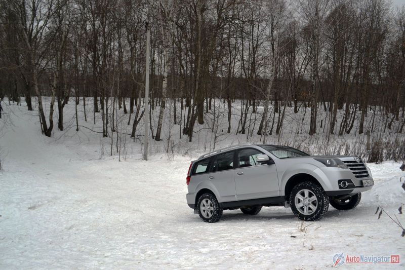 Большинство препятствий Great Wall преодолевает на одном только заднем приводе без помощи передней оси и пониженной передачи