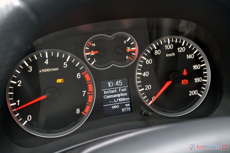 Бортовой компьютер как бы есть, но ничего, кроме мгновенного расхода топлива он не показывает. А было бы интересно узнать, например, хотя бы средний