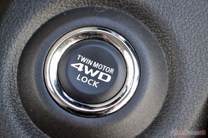 Кнопка, которая принудительно распределяет потоки электроэнергии на независимые электродвигатели спереди и сзади, а также ограничивает проскальзывание колес